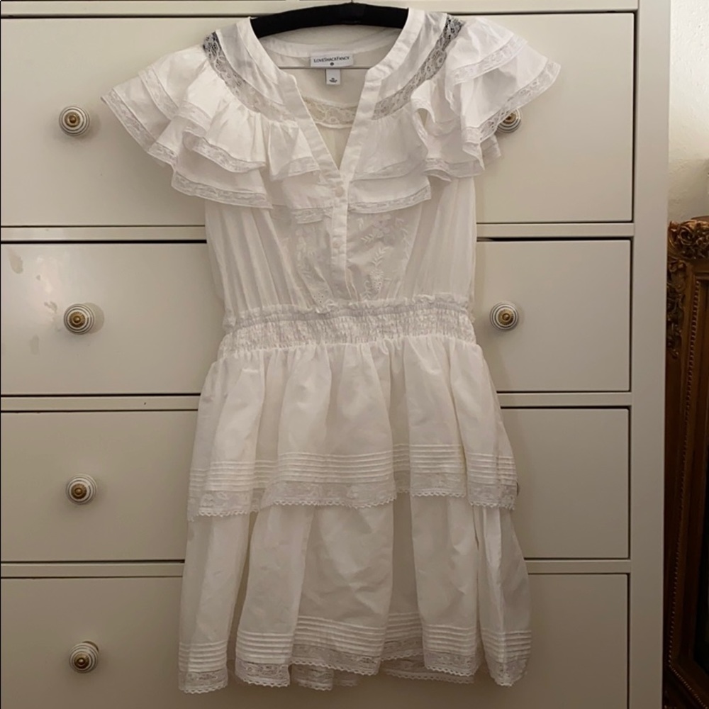 NWOT Target x Loveshack Fancy Mini Ruffle Dress